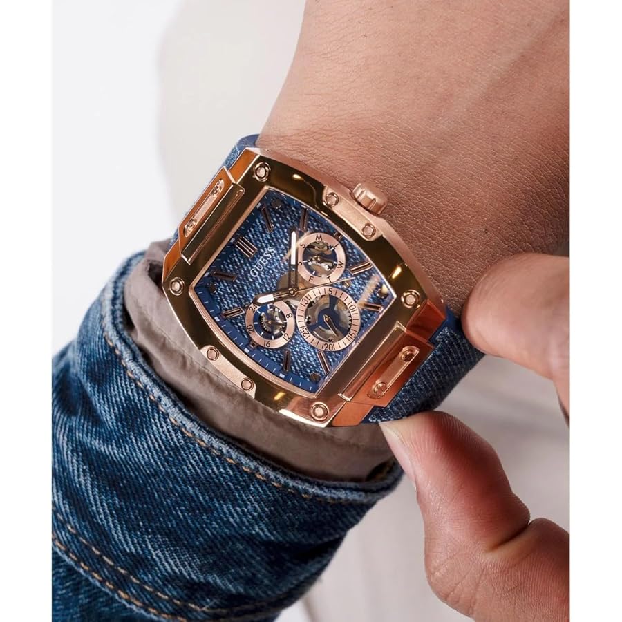 GUESS 青 白 ウォッチ 2点セット GUESS Mens White Blue Multi-function Watch - GW0499G6